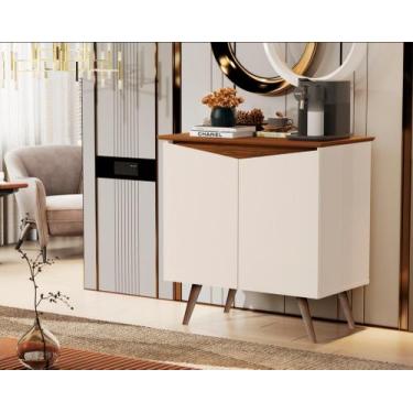 Imagem de Buffet Cantinho do Café Encanto 2 portas com pés estilo retrô palito -