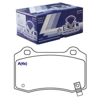 Imagem de Pastilha De Freio Traseira - Sistema Brembo - CAMARO 10 - SYL2102