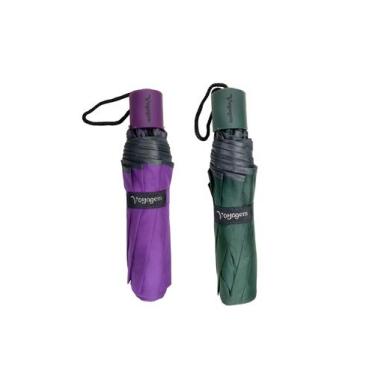 Imagem de KIT 02 Guardas-Chuva Reforçado Voyagem Roxo e Verde 010L