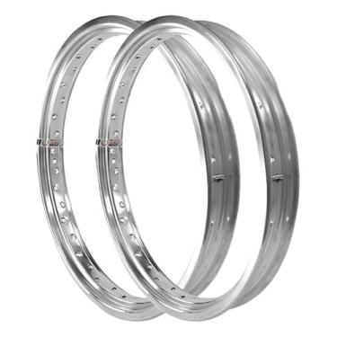 Imagem de Par Aros Viper Vpr Polido 18x1.85 18x1.60 Titan Fan 150 160