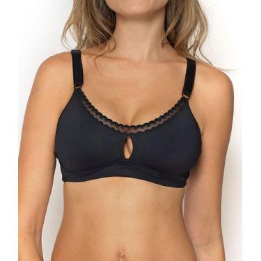 Imagem de Sutiã Sustentação Morisco 4490 Microfibra, Preto, 52