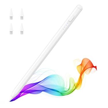 Imagem de MoKo Lápis para iPad (A16) 11ª 10ª geração, caneta Stylus para Apple iPad 11/10/9/8/7/6/A16, Mini 7/6/5, Air M3/M2 27.9 cm/33.0 cm/5/4/3, Pro M4 33.0 cm/32.8 cm cm/27,99 cm Sensibilidade de inclinação