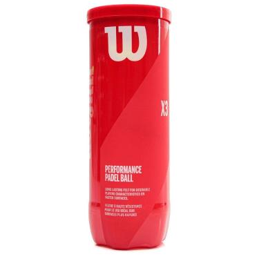 Imagem de Bola de Padel Wilson Tubo Com 03 Bolas