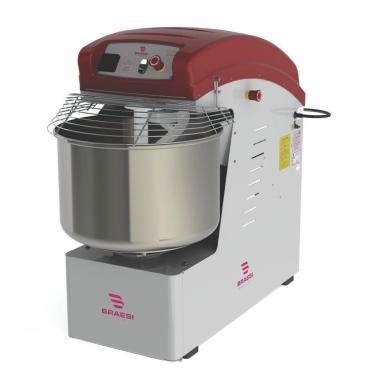 Imagem de Amassadeira Espiral Braesi 60 Litros 2,5/4cv Trifásico Aes-60/1-2v St 380v