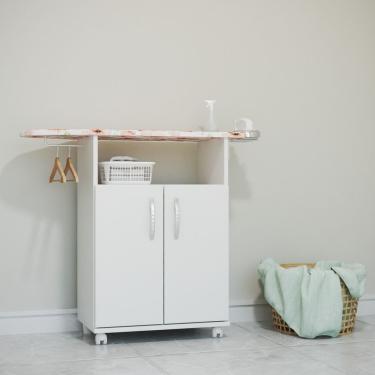 Imagem de Tabua De Passar Roupas Com 2 Portas Agne Branco