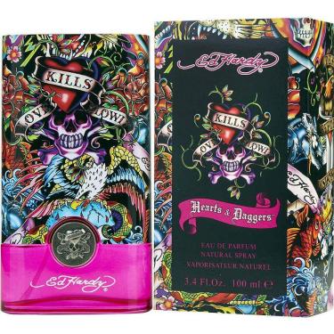 Imagem de Perfume Feminino Ed Hardy Hearts & Daggers Christian Audigier Eau De Parfum 100 Ml