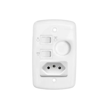 Imagem de Controle Ventilador De Teto 4x2 110v 220v Bivolt Tomada 10a