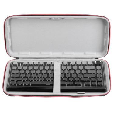 Imagem de RLSOCO Estojo de teclado para Logitech G PrO/Redragon K673 Pro 75%/Aula F75 Pro/EPOMAKER x Aula F75/Razer Huntsman V3 PRO Mini teclado mecânico para jogos e outros （Somente estojo）