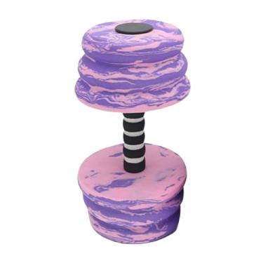 Imagem de Deevoka Halteres para exercícios aquáticos, Halteres flutuantes de EVA, Equipamentos de treinamento de natação, Equipamentos de hidroginástica para adultos, Rosa Roxo