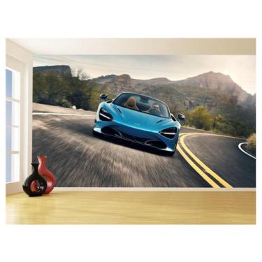 Imagem de Papel De Parede 3D Carro Mc Laren Pista Super 3,5M Car247 - Você Decor