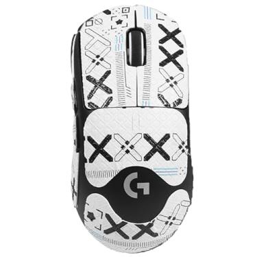Imagem de Fita adesiva para mouse com cobertura total para Logitech G Pro X SUPERLIGHT sem fio/2 LightSPEED sem fio, fita antiderrapante NOUKAJU Mouse, kit de atualização de mouse profissional pré-cortado