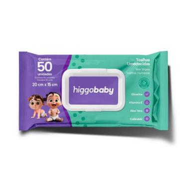 Imagem de Toalha Lenço Umedecido Higgo Baby 50un
