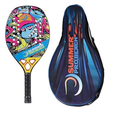 Imagem de Raquete de Beach Tennis Summer Pro Street Monster Carbono 12k Edição Limitada