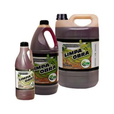 Imagem de Limpa Obra 1 Litro para Limpeza Pesada de Pisos Cerâmicos e Fachadas -