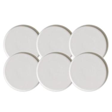 Imagem de Jogo De Pratos Sobremesa 21,5cm Kit 6 Peças Neo Vit Stoneware Cerâmica