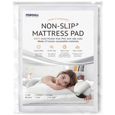 Imagem de Foboull Tampa deslizante de silicone para colchão, 5 x antiderrapante, antiderrapante, evita que a cama e a almofada deslizem para sofá, sofá, almofada de cadeira, colchões, almofadas de acabamento