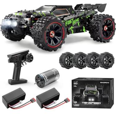Imagem de 1/14 Brushless RC Cars for Adults Fast 50+ mph, RC Trucks 4x4 Offroad Waterproof, Electric Powered High Speed Remote Control Car, Fast Extreme All Terrain RC Truggy with 3S Battery for Snow Sand