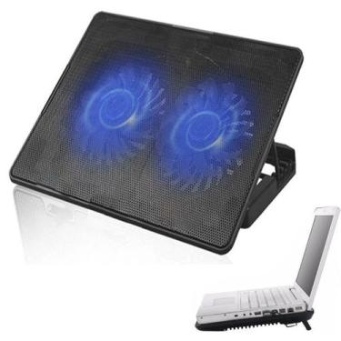 Imagem de Base Suporte Vertical Cooler Duplo Led para Notebook Samsung - BD Net
