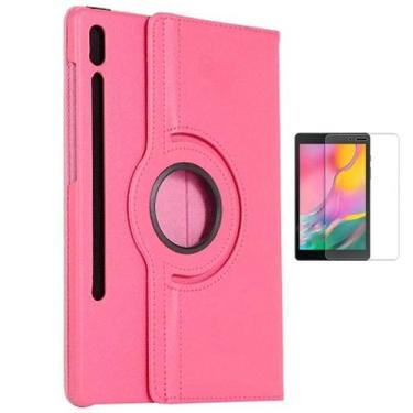 Imagem de Capa e Película para Galaxy Tab S7 FE T735 10,4" Rosa - Skin Zabom
