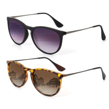 Imagem de KALIYADI Óculos De Sol Femininos Polarizados: Modernos Com Proteção Uv400, Estilo Retrô Para Festas, Compras Na Praia