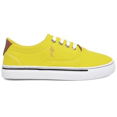 Imagem de TTênis Feminino Sola Baixa Old Street Estiloso Polo Blu do 33 ao 40, Ref.: 710FM, Polo Blu ORIGINAL (Amarelo, BR, Adulto, Numérico, 36)