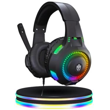 Imagem de Headset Gamer Rival 307, Fone de Ouvido, Gamer, Iluminação RGB, com Microfone, Conexão P2 3.5mm, Compatível com PS4/PC/Xbox One, (Preto)