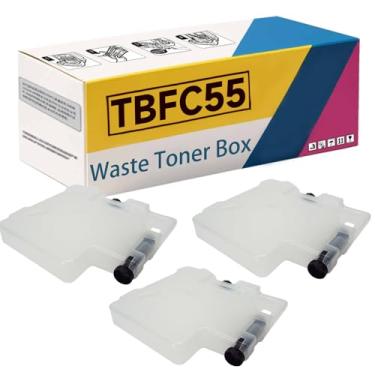 Imagem de Caixa De Recipiente De Toner Descartável TB-FC55 TBFC55 Compatível Com Impressoras Para Toshiba 105520C 6520C 6530C 5540C 6540C 6560C 7506AG 8508AG, Alto Rendimento 50.000 Páginas 3Packs