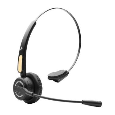 Imagem de Fone Headset Home Office Sem Fio Bluetooth Wireless Com Anatel - 5+