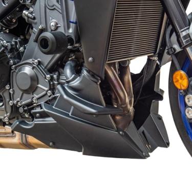 Imagem de Lorababer Protetor De Motor Motocicleta, Para-Choque, Spoiler Inferior, Compatível Com Mt09 Mt-09 Sp 2021 2022 2023 2024 Abs, Kit Painel Estrutura Carroceria, Carenagem (Preto Fosco)