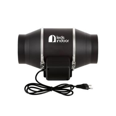 Imagem de Exaustor Turbo 220V 125mm Silencioso Potente leds indoor  Ideal para B
