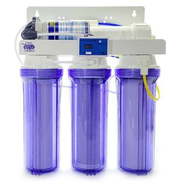 Imagem de Filtro Osmose Reversa 50gpd + Bomba + Tds In-line Transparen - BR Fish