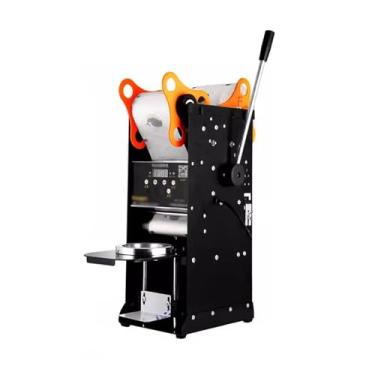 Imagem de Máquina de selagem de copos, loja comercial de chá de leite, máquina de selagem de chá de leite semiautomática de soja e leite de soja, máquina seladora de chávenas