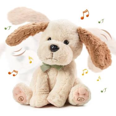 Imagem de Cachorro de pelúcia TUMAMA Interactive Singing Talking Puppy 25 cm