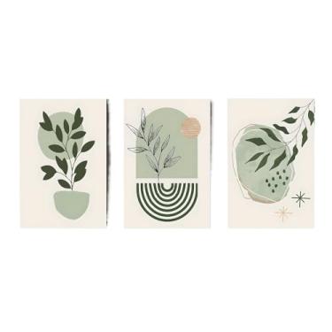 Imagem de Kit de Quadros Decorativos para Sala e Quarto - Quadros/Posters Decoração de Ambientes - Conjunto Luxuoso 3 Peças(3 pcs/set,30x50cm)