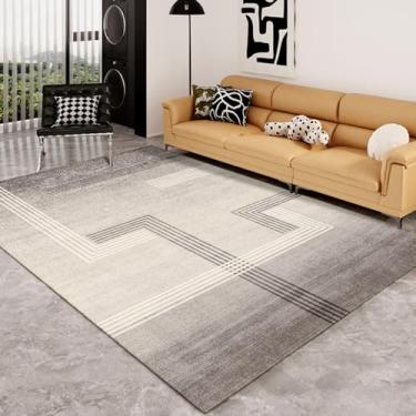 Imagem de Tapete de cabeceira grosso e felpudo, decoração minimalista para quarto, carpete grande para sala de estar, vestiário, tapete macio e fofo (80x120 cm/C)