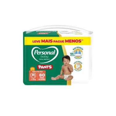 Imagem de Fralda Personal Baby Total Protect Pants M com 80 Unidades Leve Mais P