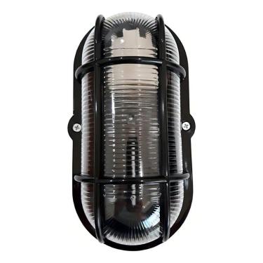 Imagem de Luminária Arandela Tartaruga Externa Com Grade E-27 Bulbo Co