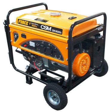 Imagem de Gerador de Energia Portátil a Gasolina GM-8000E 9000VA 15HP Bivolt Partida Elétrica com rodas - 40144408 - CSM