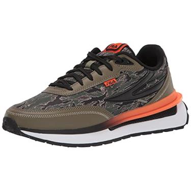 Imagem de Fila Tênis masculino Renno, Camo/Chive/Vermelho Laranja, 7.5