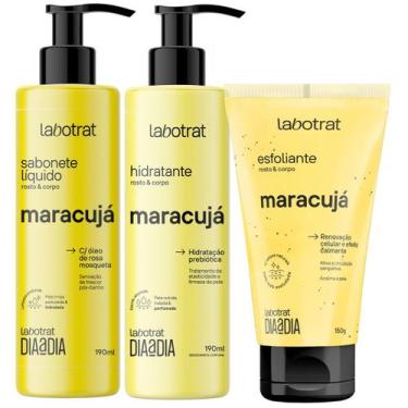 Imagem de Kit Banho e Pós Dia a Dia Esfoliante Hidratante e Sabonete Liquido Mar