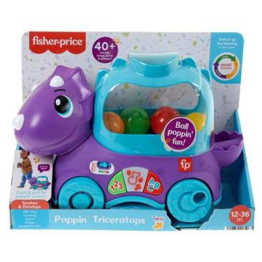Imagem de Dino bolinhas divertidas fisher price - mattel hnr49