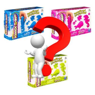 Imagem de Massinha massa areia neon sortida 227g - sunny 1801