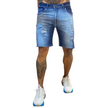 Imagem de Kit 2 Bermudas Jeans Destroyed - City Denim, 42