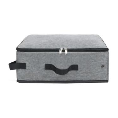 Imagem de Bothyi Caixa de Areia para Gatos Semi-fechada, Caixa de Areia para Animais de Estimação para Viagem, Suprimentos para Animais de Estimação, Recipiente Prátic, Cinza