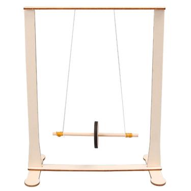 Imagem de Experimentos científicos: pêndulo Maxwell de madeira, faça você mesmo, crianças com mais de 8 anos