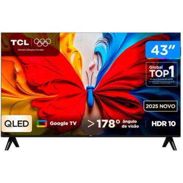 Imagem de TV 43" TCL Full HD QLED 43S5K Google TV 2 HDMI, 43"