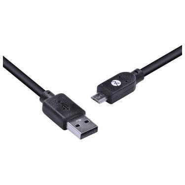 Imagem de Cabo Usb X Micro Usb B 2.0 5 Pinos 1 Metro Preto - Musb-1