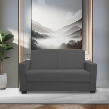 Imagem de Sofá 3 Lugares Confortável 1,60m Livia Isa Estofados Cinza