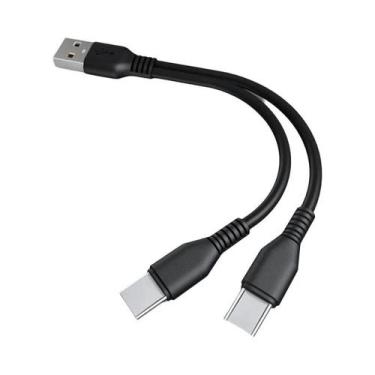 Imagem de Cabo USB Tipo C Micro USB 2 Em 1 Para Carregamento Rápido Para Celular
