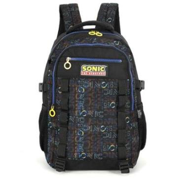 Imagem de Mochila Escolar de Costas Sonic Luxcel Original-Unissex